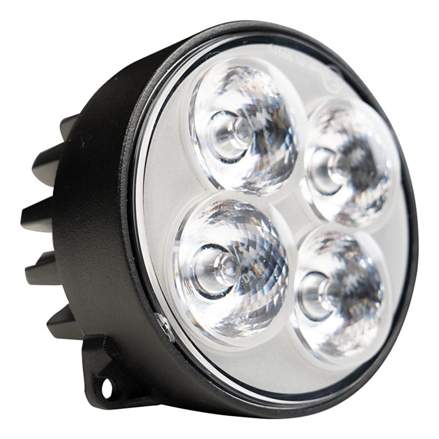 LED Reflektorska svjetiljka za traktor BLACK LED/20W/10-30V IP69 5700K okrugli
