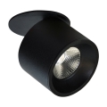 LED Reflektorska uvučena svjetiljka HARON 1xLED/15W/230V crna