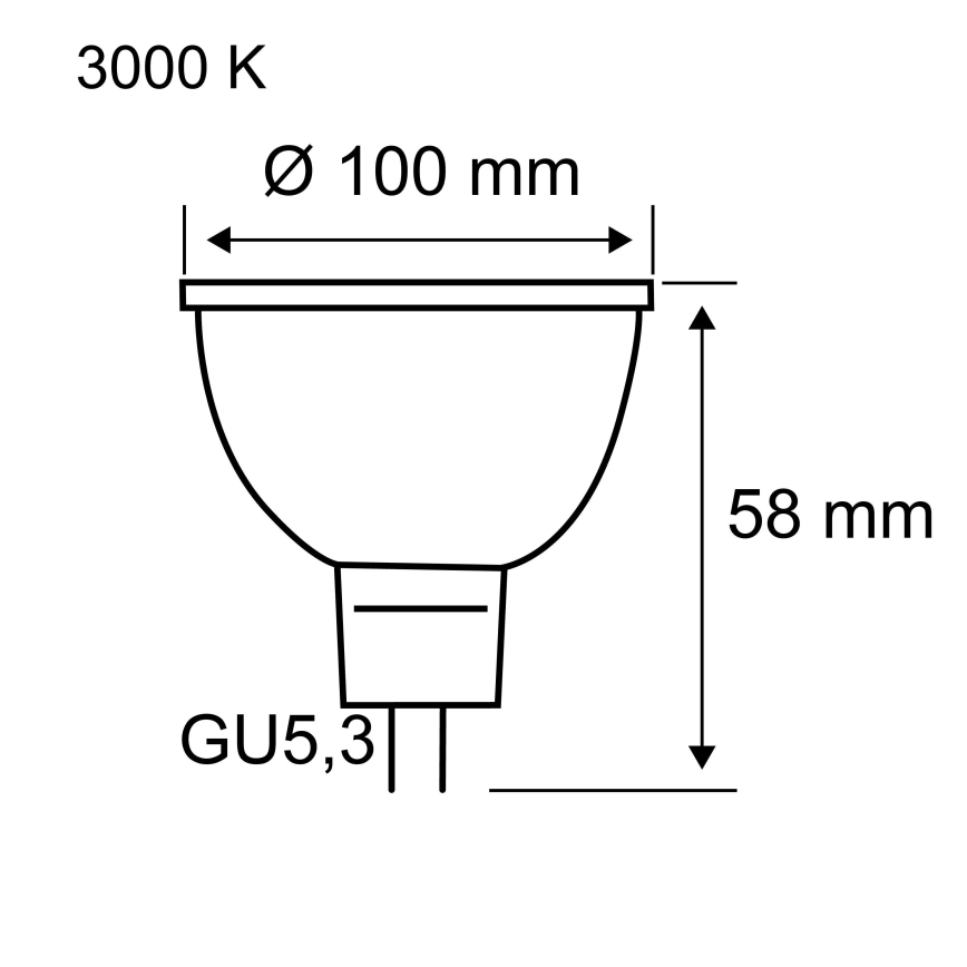LED reflektorska žarulja GU5,3/4,9W/12V 3000K - Paulmann 28802