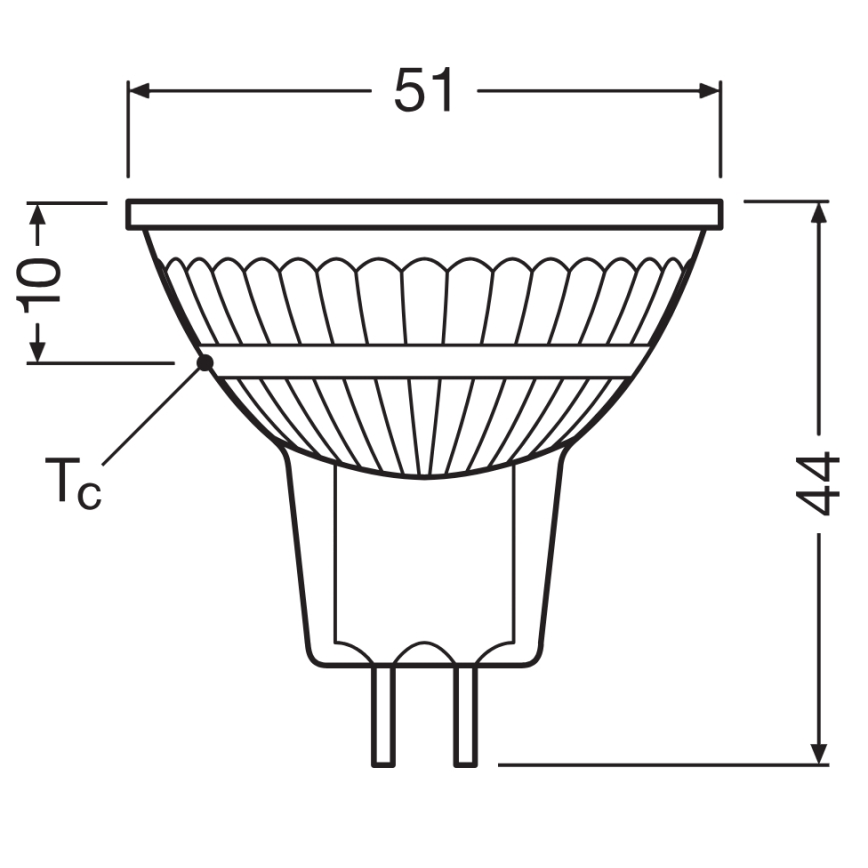 LED prigušiva reflektorska žarulja MR16 GU5,3/5,3W/12V 3000K 36° CRI 97 - Ledvance