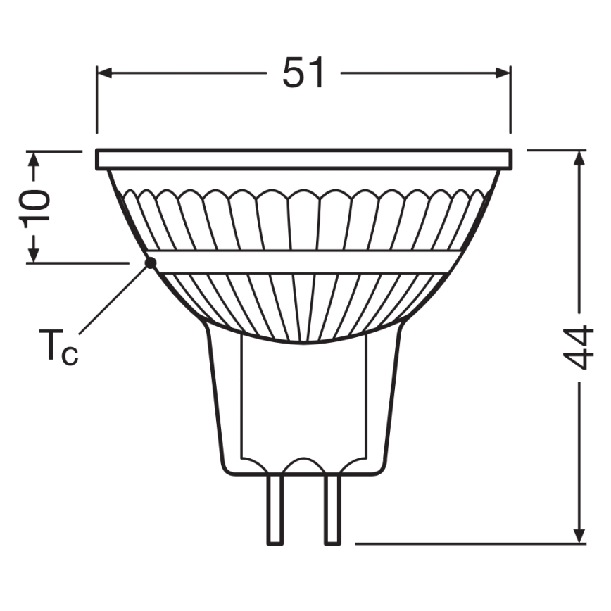 LED Prigušljiva reflektorska žarulja MR16 GU5,3/5,3W/12V 4000K 36° CRI 97 - Ledvance