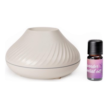 LED RGB Aroma difuzor s imitacijom plamena LED/6,5W/5V 130ml bijela