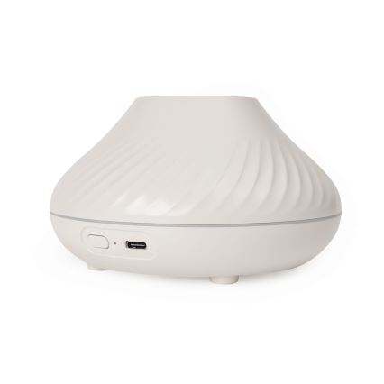 LED RGB Aroma difuzor s imitacijom plamena LED/6,5W/5V 130ml bijela