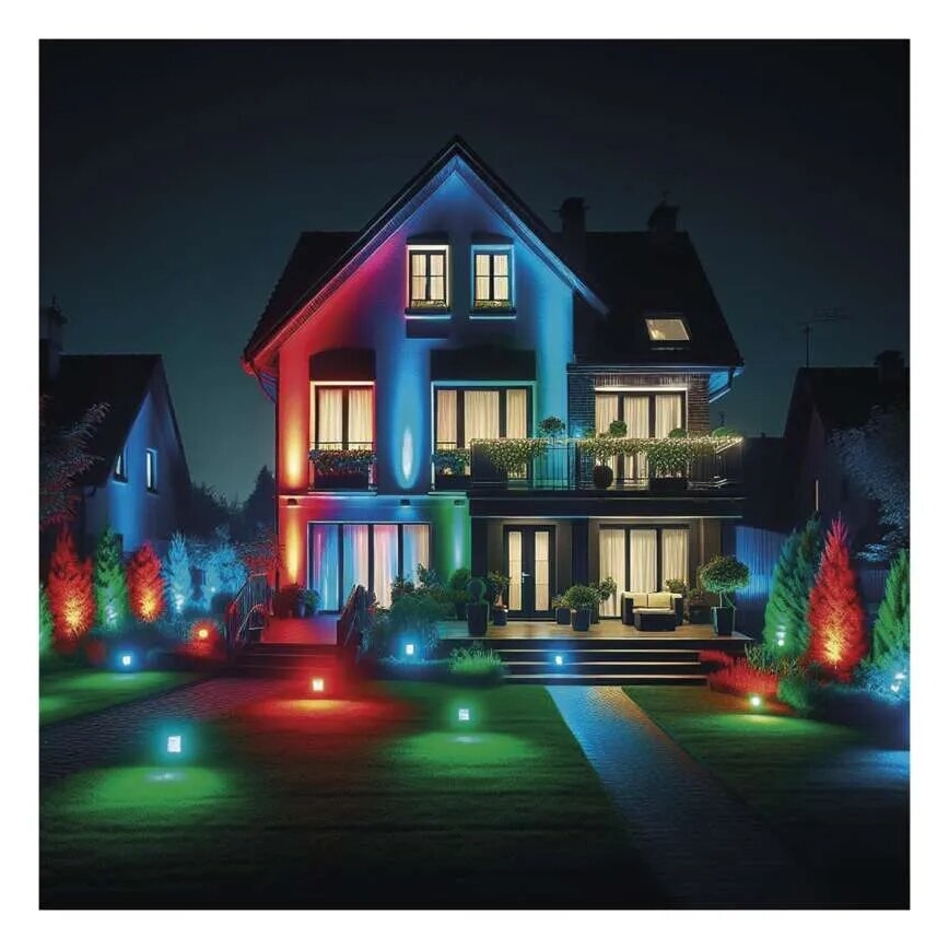 LED RGB+CCT Prigušivi reflektor GoSmart LED/20W/230V 3000-6500K IP65 Wi-Fi Tuya