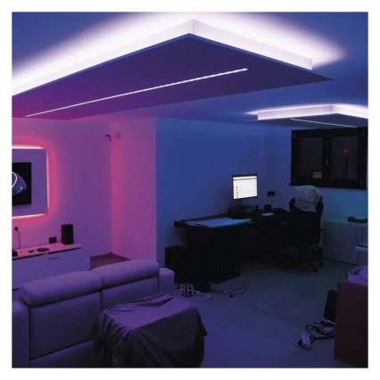 LED RGB+CCT Prigušiva traka GOSMART LED/11W/230V 2 m 2700-6500K IP44 Wi-Fi + daljinski upravljač