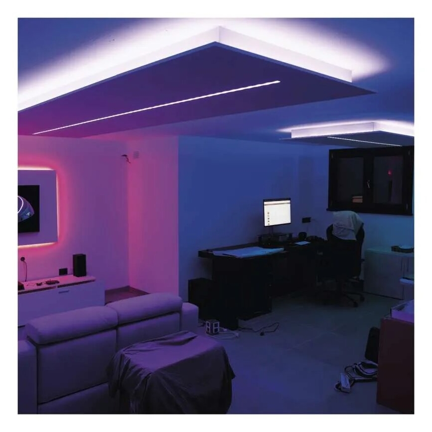 LED RGB+CCT Prigušiva traka GOSMART LED/11W/230V 2 m 2700-6500K IP44 Wi-Fi + daljinski upravljač