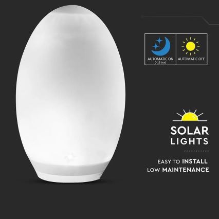 LED RGB Dekorativna solarna lampa 0,2W/1xAA IP44