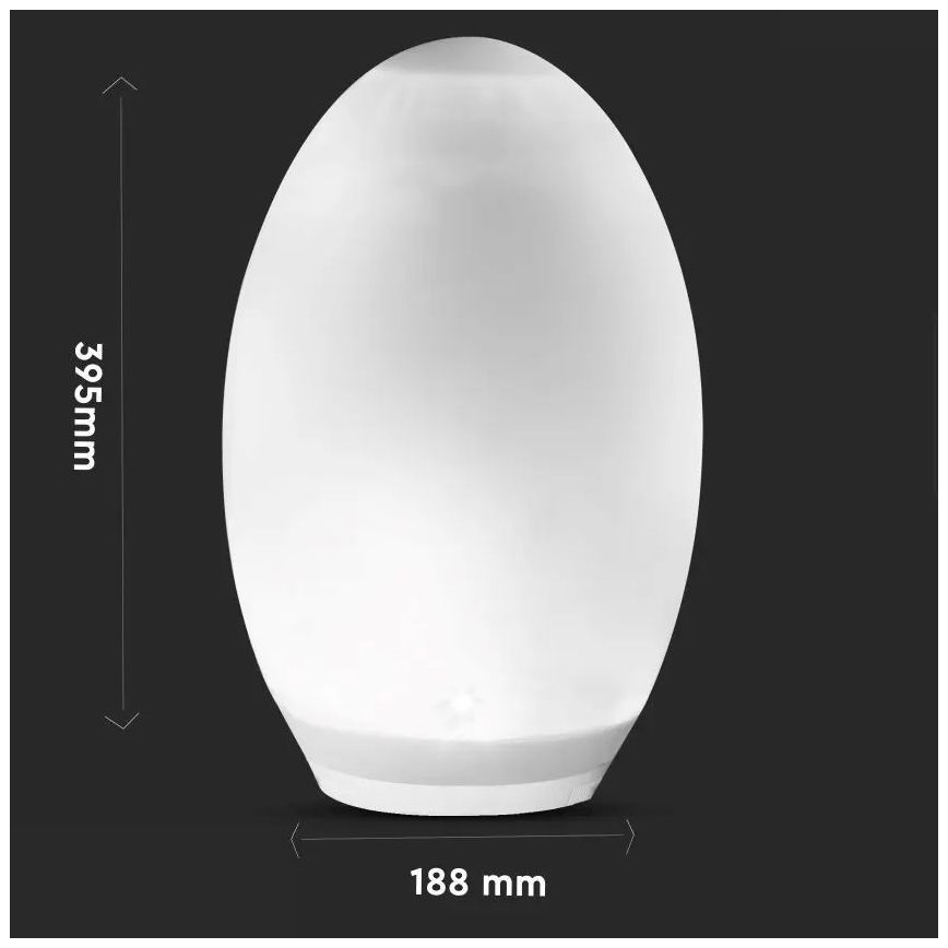 LED RGB Dekorativna solarna lampa 0,2W/1xAA IP44