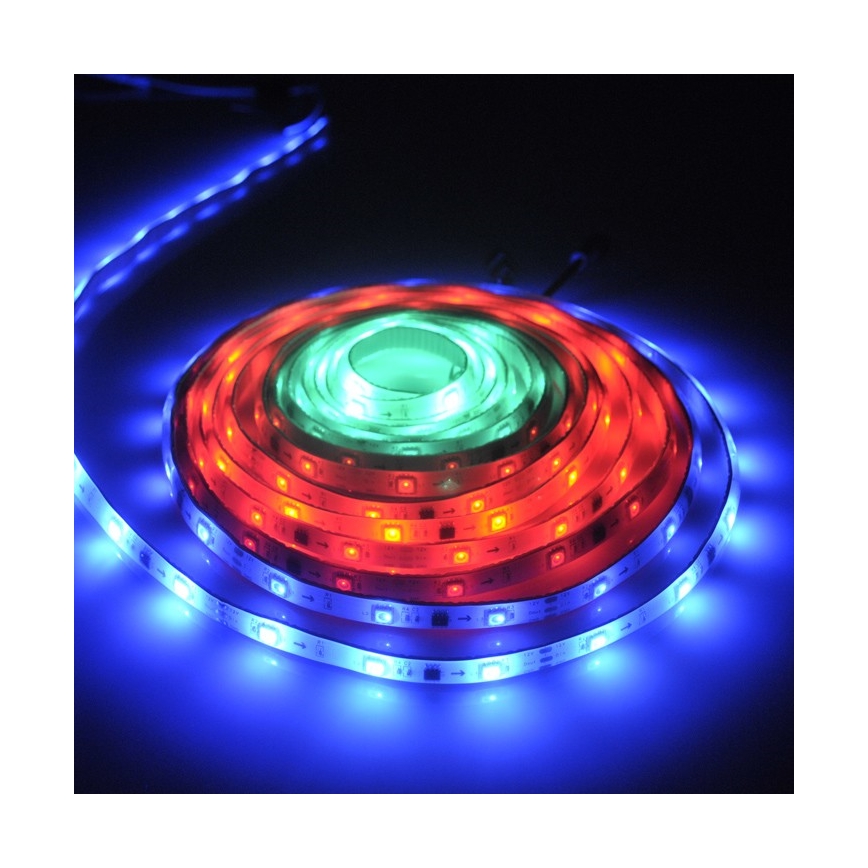 LED RGB Dimabilna traka MAGIC 5 m LED/24W/230V + daljinski upravljač