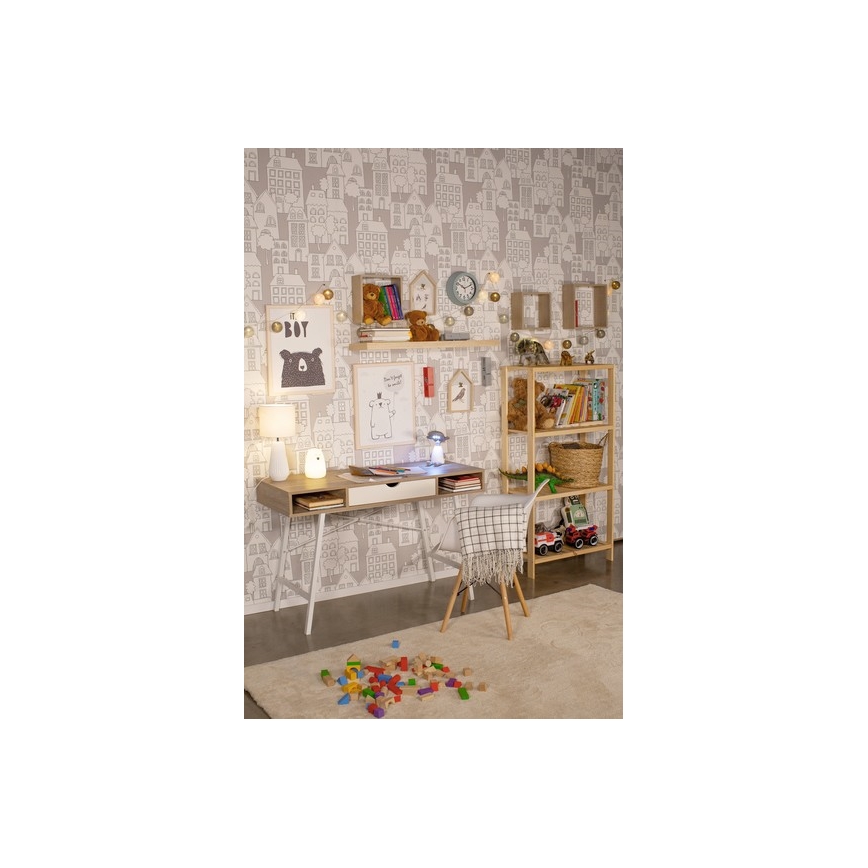 LED RGB Dječja lampica na dodir BEAR LED/0,8W/5V bijela + USB