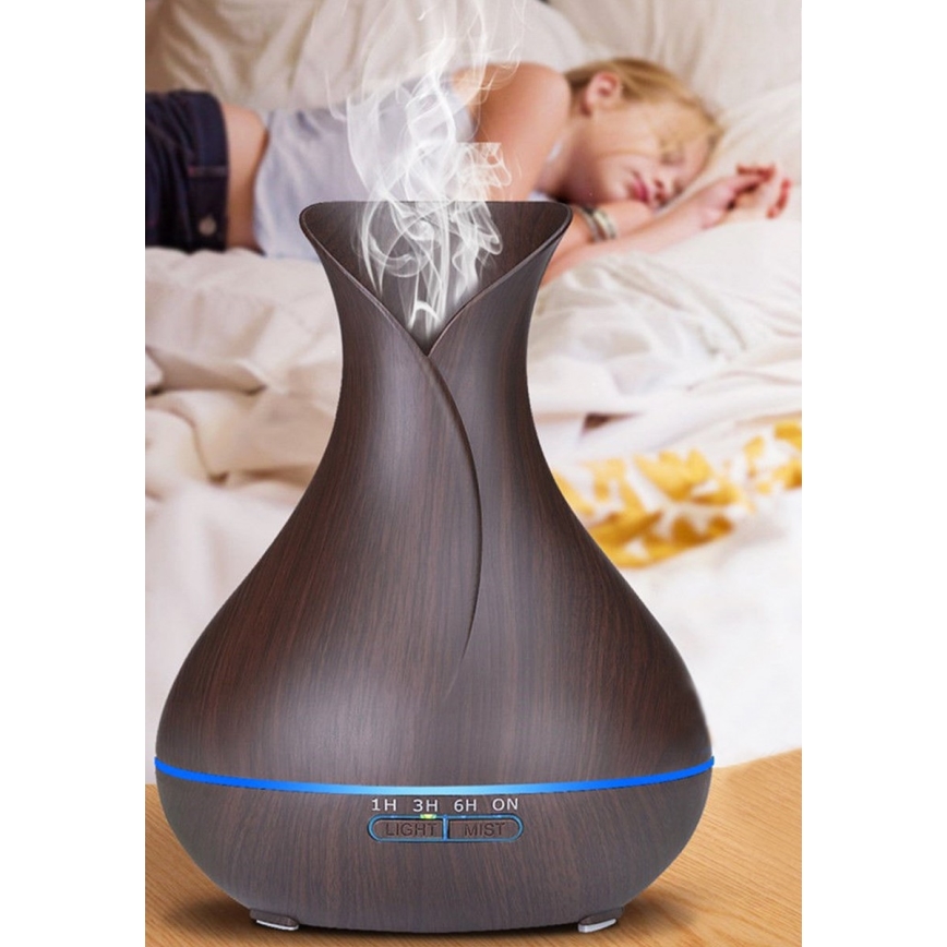 LED RGB Ovlaživač i ionizator zraka 400 ml