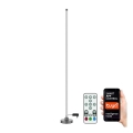 LED RGB podna lampa RAINBOW s podesivom svjetlinom LED/18W/230V Wi-Fi Tuya + daljinski upravljač