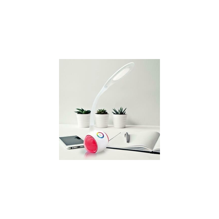 LED RGB Prigušiva punjiva stolna lampa LED/5W/5V 2400 mAh