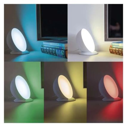 LED RGB Prigušiva stolna lampa GoSmart LED/7W/230V Wi-Fi bijela