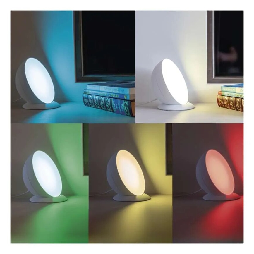 LED RGB Prigušiva stolna lampa GoSmart LED/7W/230V Wi-Fi bijela