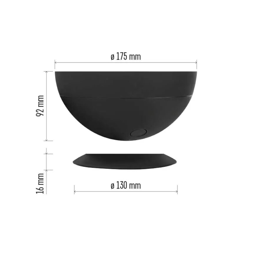 LED RGB Prigušiva stolna lampa GoSmart LED/7W/230V Wi-Fi crna