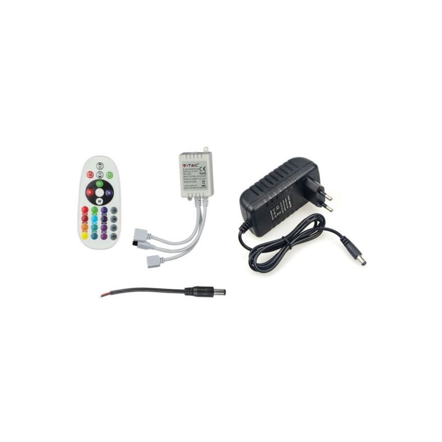 LED RGB Prigušiva traka 2x5m LED/4,8W/230V + DU