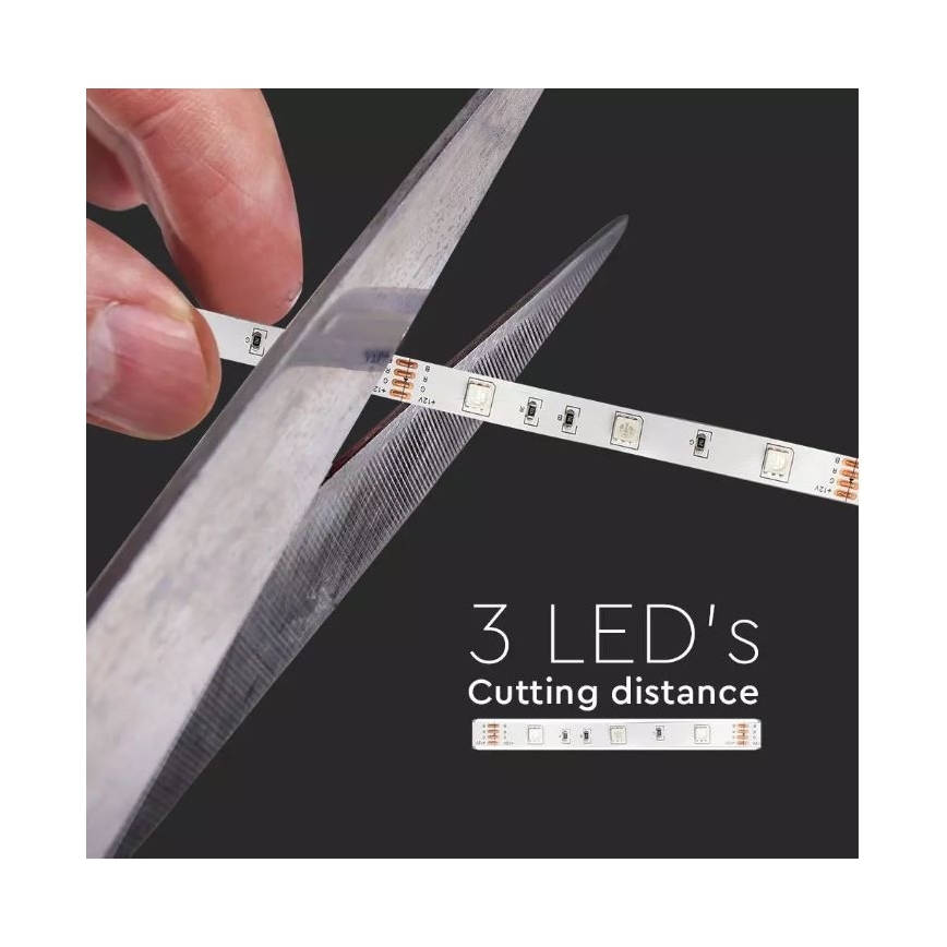 LED RGB Prigušiva traka 2x5m LED/4,8W/230V + DU