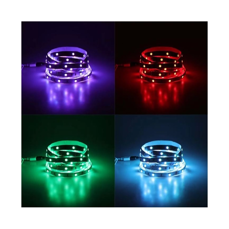 LED RGB Prigušiva traka 2x5m LED/4,8W/230V + DU