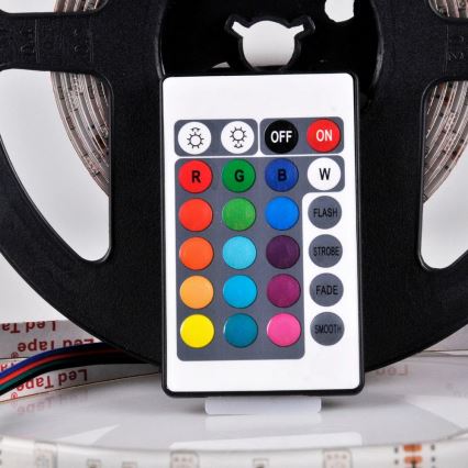 LED RGB Prigušiva traka 5m LED/18W/12V IP20 + DU