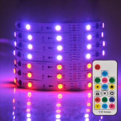 LED RGB Prigušiva traka MAGIC 2 m LED/12W/230V + DU