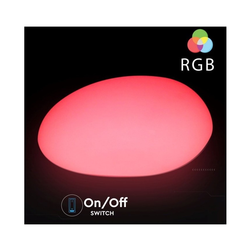 LED RGB Prigušiva vanjska lampa LED/1W/230V 28cm IP67 + DU