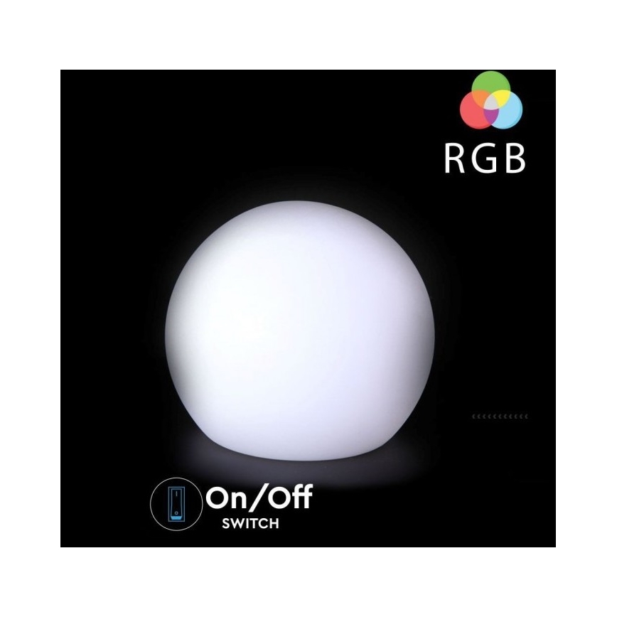 LED RGB Prigušiva vanjska lampa LED/1W/230V 30cm IP67 + DU