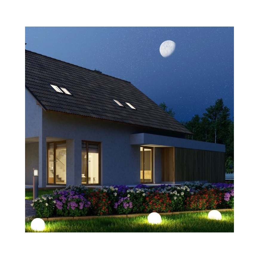 LED RGB Prigušiva vanjska lampa LED/1W/230V 30cm IP67 + DU