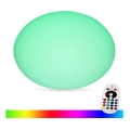 LED RGB Prigušiva vanjska lampa LED/1W/5V 1000 mAh 20cm IP67 + daljinski upravljač