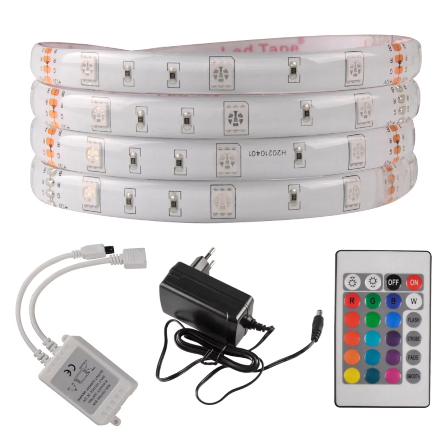 LED RGB Prigušiva vanjska traka 5m LED/14W/12V IP65