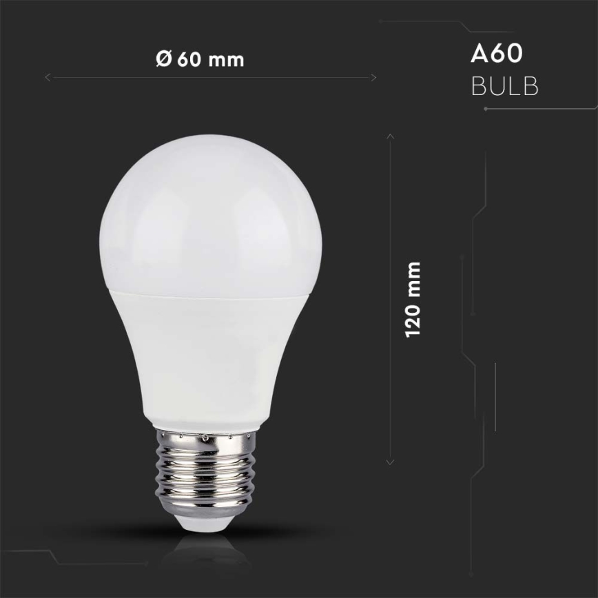 LED RGB Prigušiva žarulja A60 E27/8,5W/230V 4000K + daljinski upravljač
