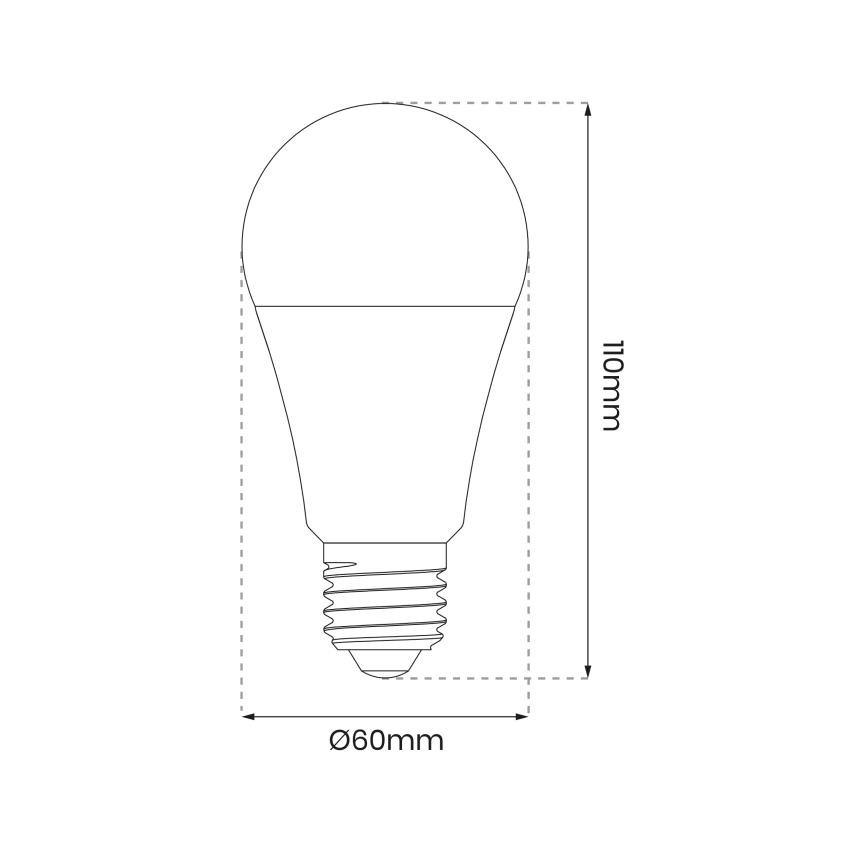 LED RGB Prigušiva žarulja A60 E27/8W/230V 2700-6500K Wi-Fi Tuya