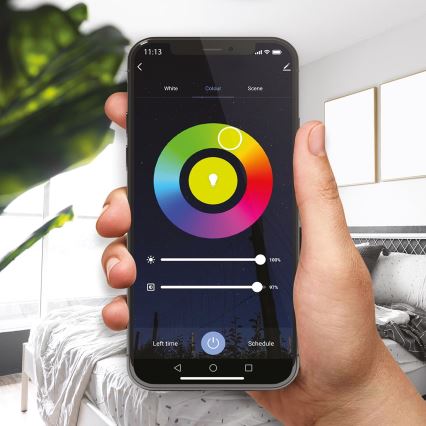LED RGB Prigušiva žarulja A70 E27/11W/230V 2700-6500K Wi-Fi Tuya