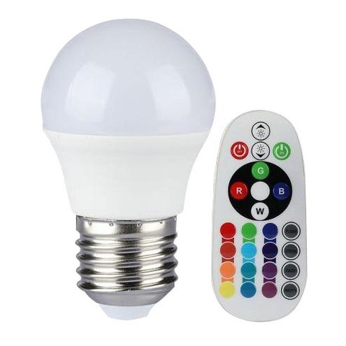 LED RGB Prigušiva žarulja E27/3,5W/230V 4000K + DU