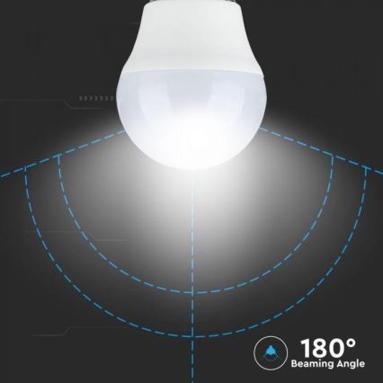 LED RGB Prigušiva žarulja E27/3,5W/230V 4000K + DU