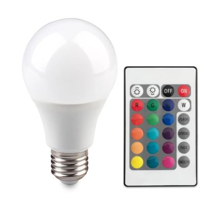 LED RGB Prigušiva žarulja E27/8,5W/230V 2700K