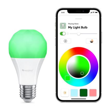 LED RGB Prigušiva žarulja ESSENTIALS A19 E27/8W/230V 2700-6500K - Nanoleaf