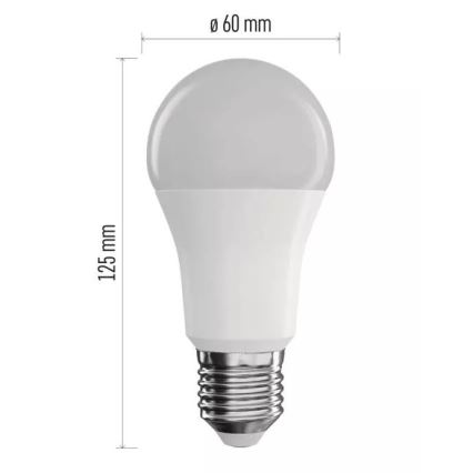 LED RGB Prigušiva žarulja GoSmart A60 E27/11W/230V 2700-6500K Tuya