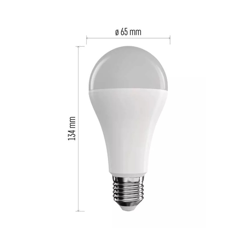 LED RGB Prigušiva žarulja GoSmart A65 E27/14W/230V 2700-6500K Tuya