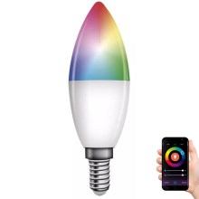 LED RGB Prigušiva žarulja GoSmart E14/4,8W/230V 2700-6500K Wi-Fi Tuya