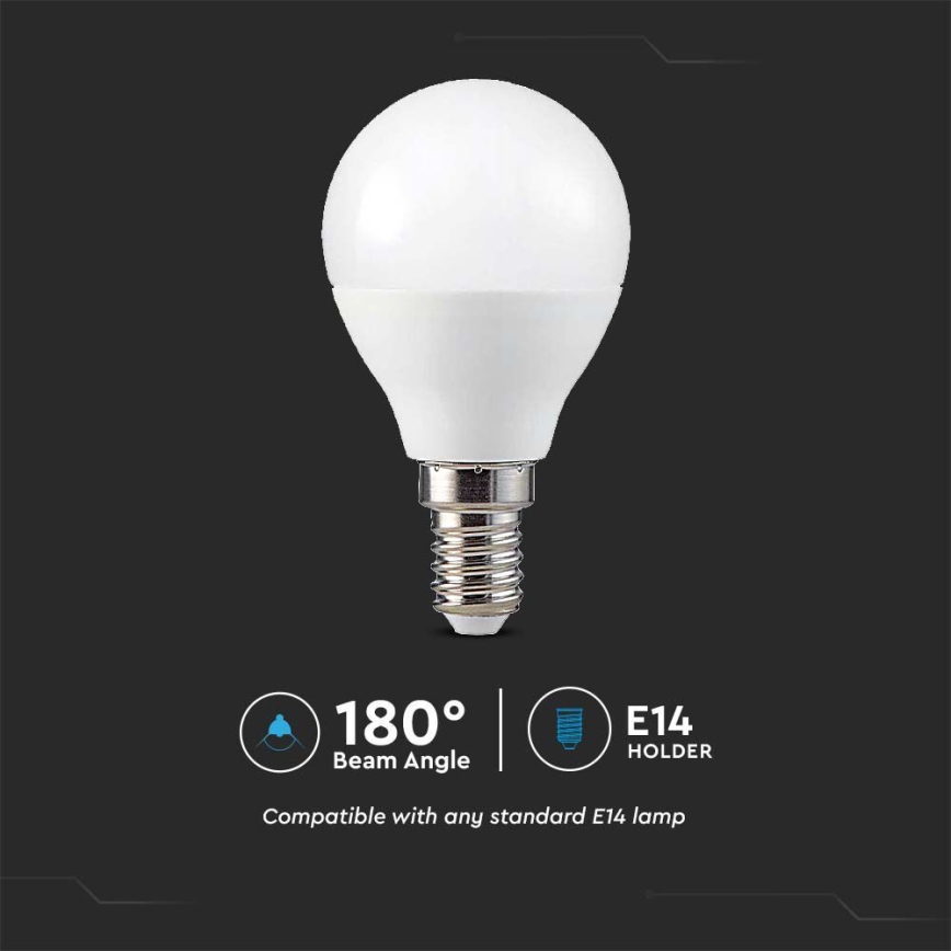 LED RGB Prigušiva žarulja P45 E14/4,8W/230V 3000K + daljinski upravljač