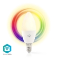 LED RGB Prigušiva žarulja Smartlife E14/4,9W/230V Wi-Fi 2700-6500K