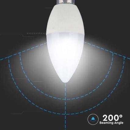 LED RGB prigušivačka žarulja E14/3,5W/230V 6400K + daljinski upravljač