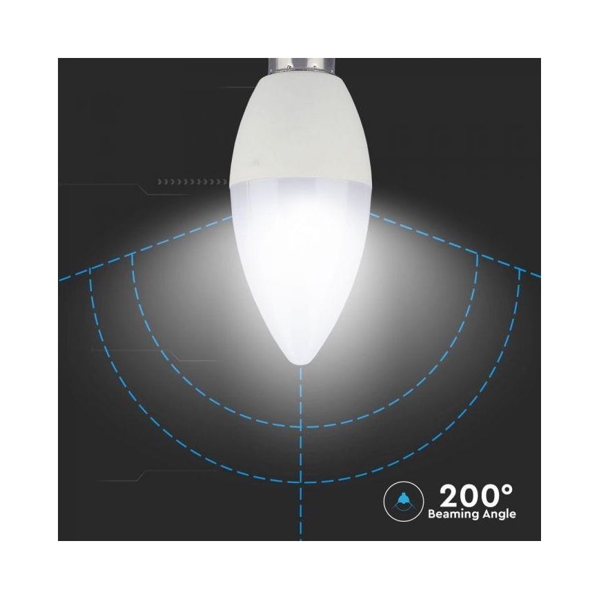 LED RGB prigušivačka žarulja E14/3,5W/230V 6400K + daljinski upravljač