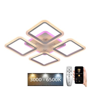 LED RGB prigušivački plafonski luster LED/70W/230V 3000-6500K + daljinski upravljač