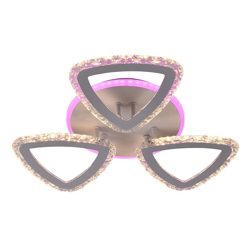 LED RGB Prigušivi nadgradni luster LED/45W/230V 3000-6500K + daljinski upravljač