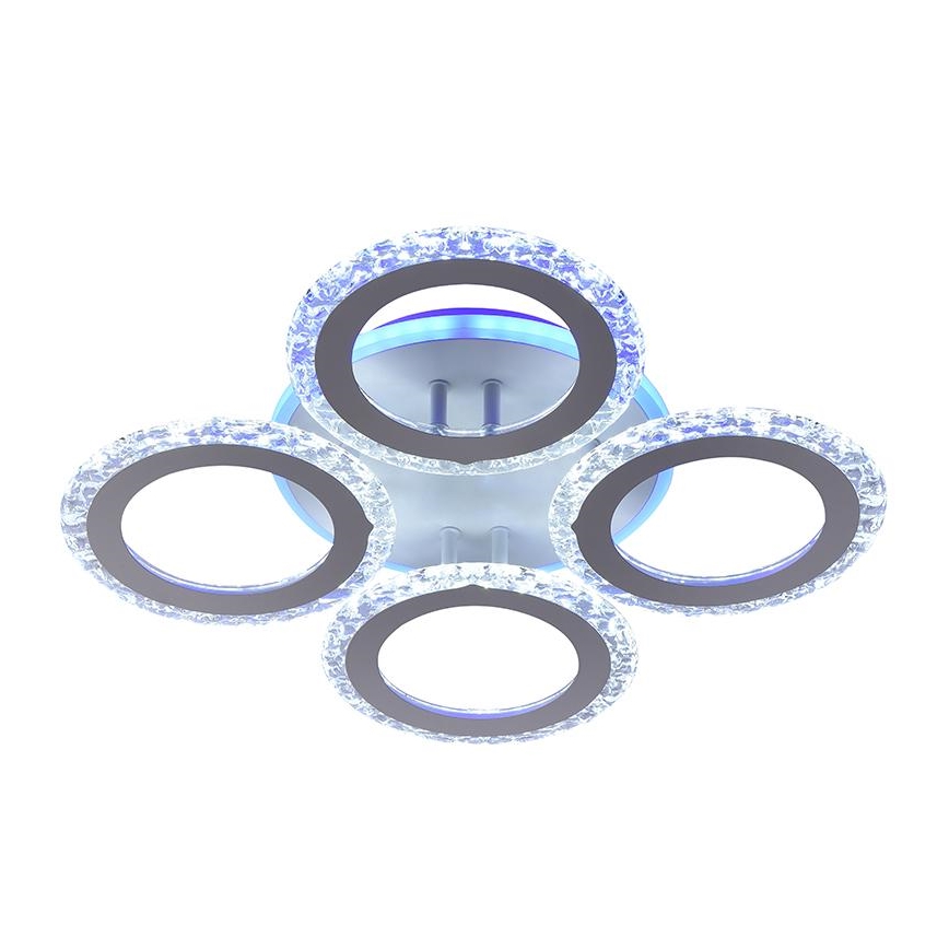 LED RGB Prigušivi nadgradni luster LED/55W/230V 3000-6500K + daljinski upravljač
