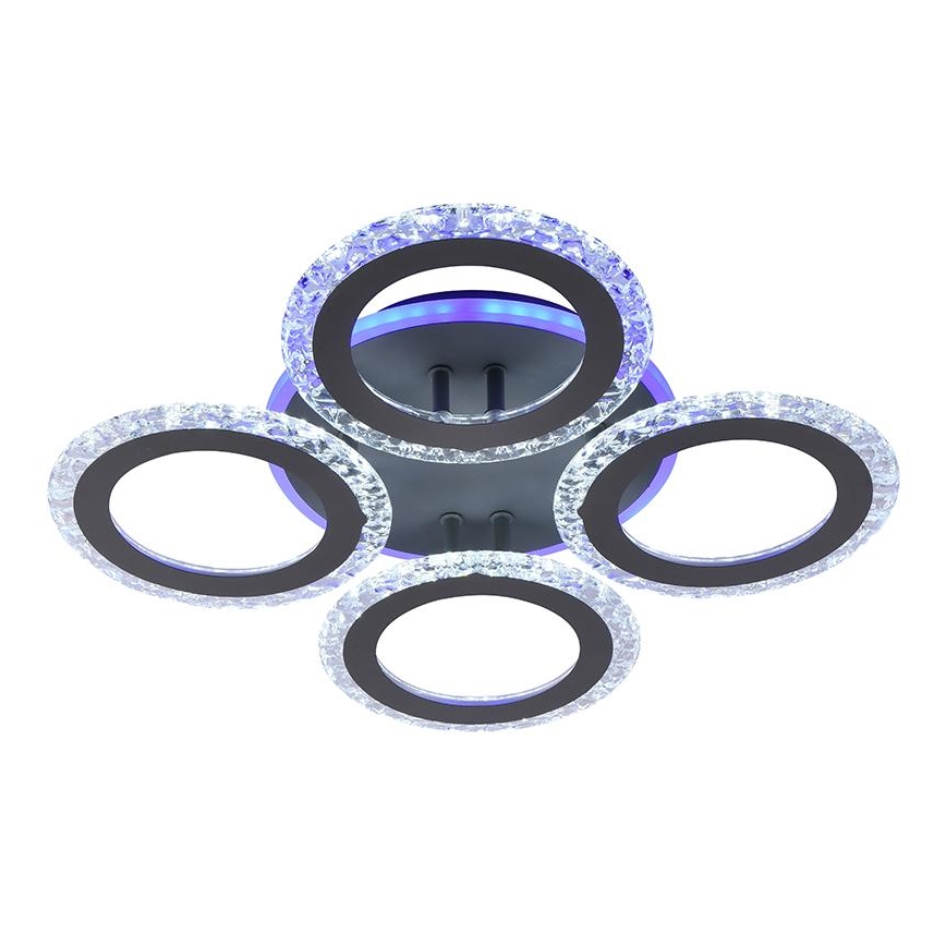 LED RGB Prigušivi nadgradni luster LED/55W/230V 3000-6500K + daljinski upravljač