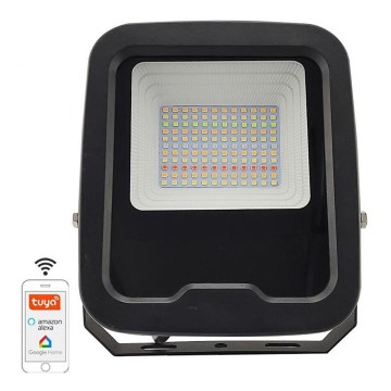 LED RGB Prigušivi reflektor LED/30W/230V 3000K-6500K Wi-Fi Tuya IP65