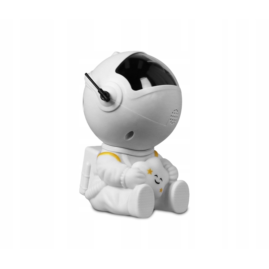 LED RGB projektor LED/5W/5V astronaut + daljinski upravljač